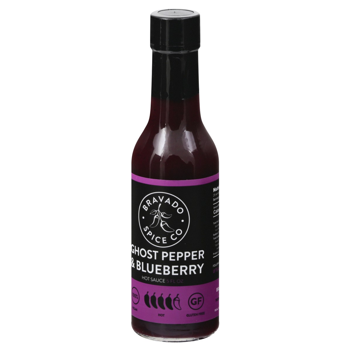 slide 3 of 9, Bravado Spice Co Bravado Ghost Pepper & Blueberry Hot Sauce, 5 fl oz