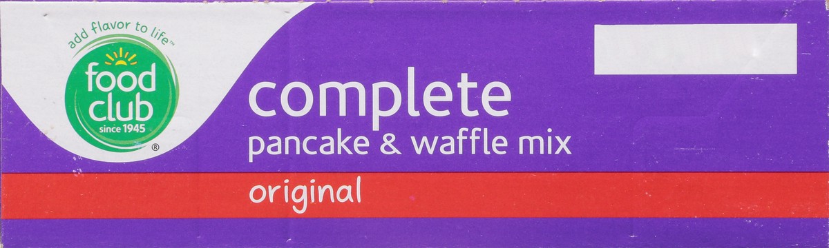 slide 11 of 13, Food Club Complete Original Pancake & Waffle Mix 32 oz, 32 oz