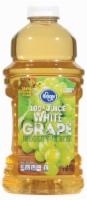 slide 1 of 1, Kroger 100% White Grape Juice No Sugar Added, 64 fl oz