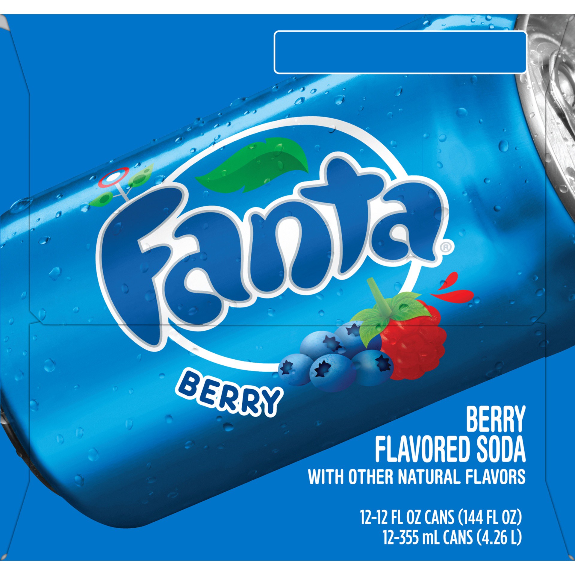 slide 3 of 8, Fanta Berry Soda Fridge Pack Cans, 12 fl oz, 12 Pack, 12 ct