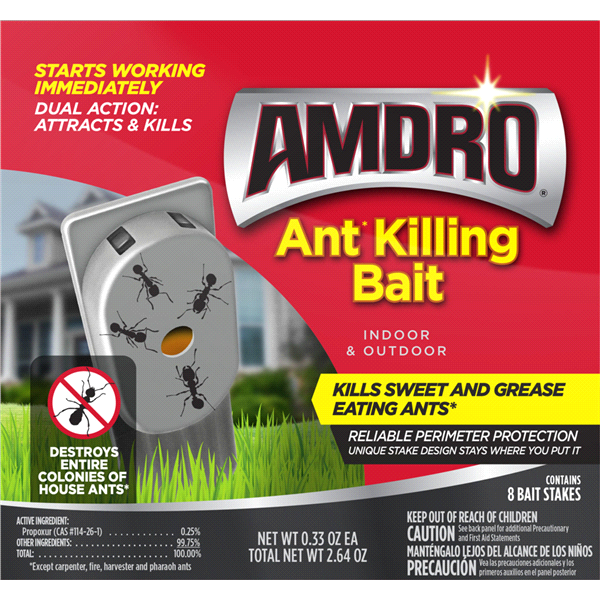 slide 1 of 1, AMDRO Ant Killing Bait, 8 ct