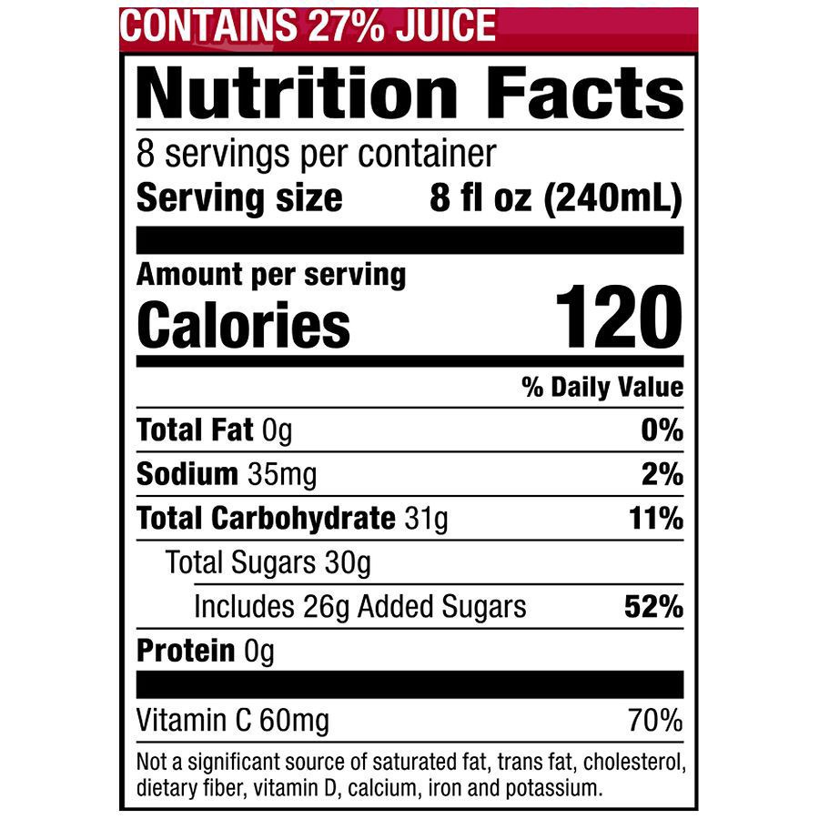 slide 5 of 5, Nice! Juice Cocktail Cranberry - 64 oz, 64 oz