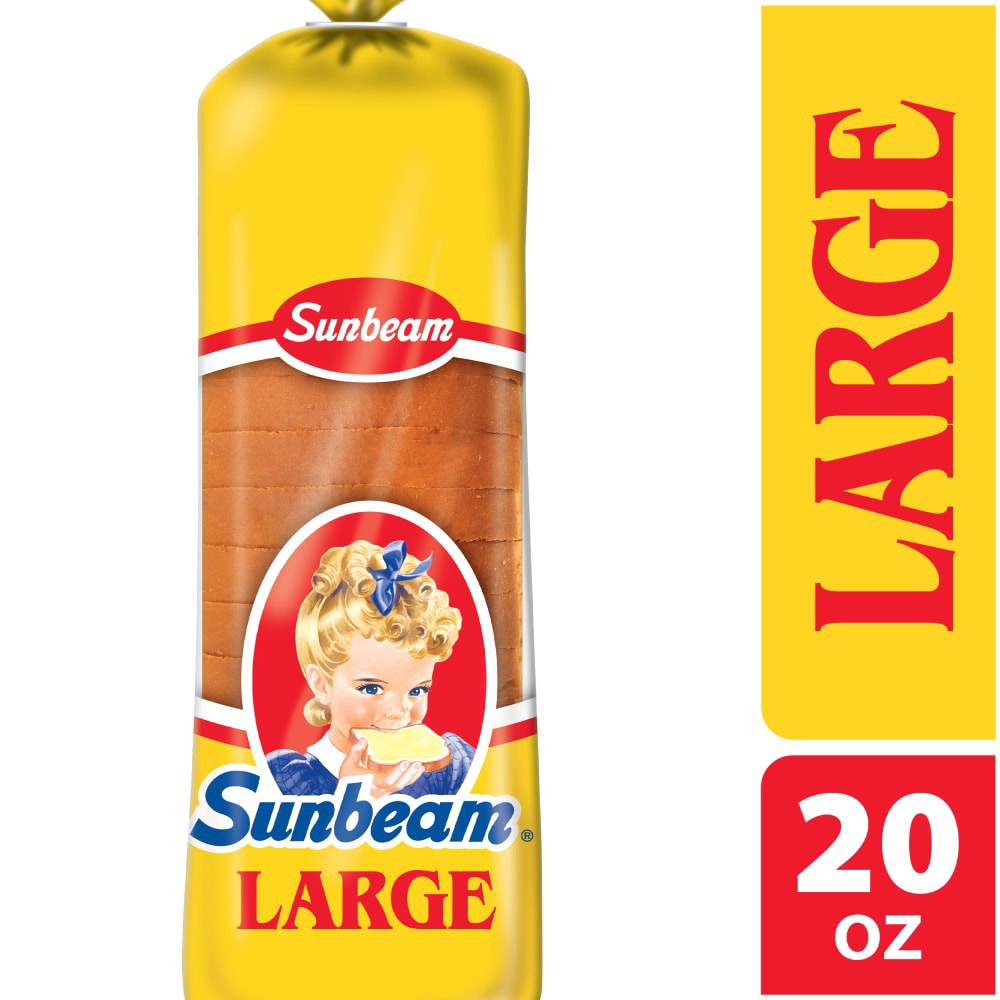 slide 1 of 8, Sunbeam Bread, 20 oz