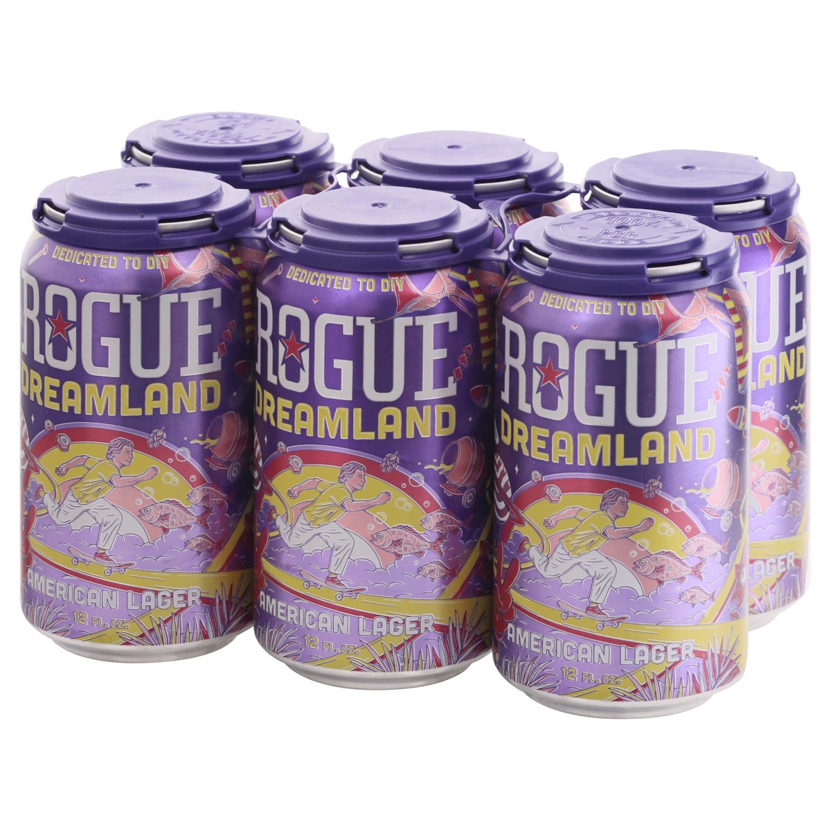 slide 2 of 8, Rogue Dreamland Lager, 6 ct; 12 oz