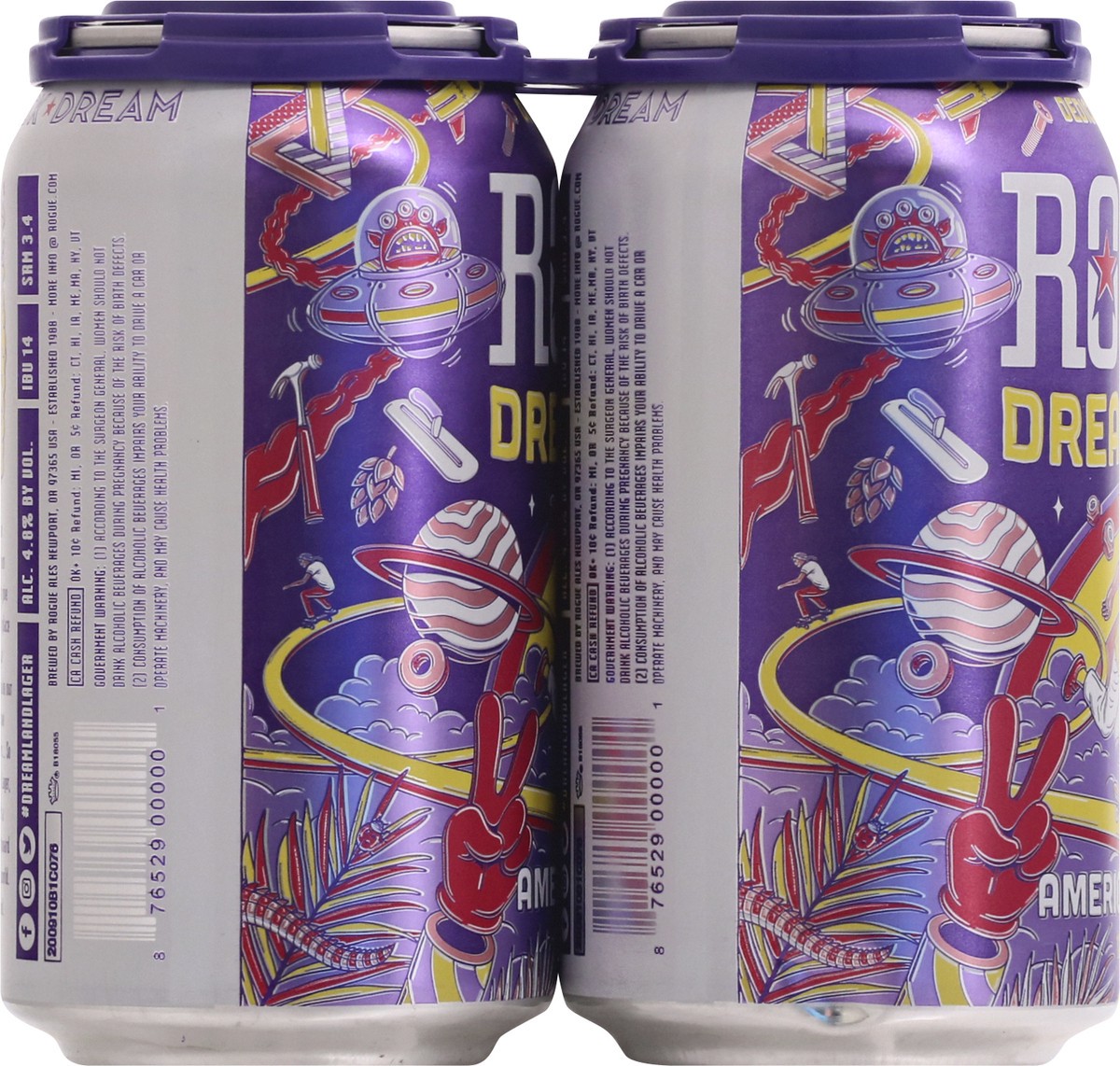 slide 7 of 8, Rogue Dreamland Lager, 6 ct; 12 oz