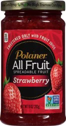 Polaner All Fruit Strawberry Spreadable Fruit 10 oz. Jar