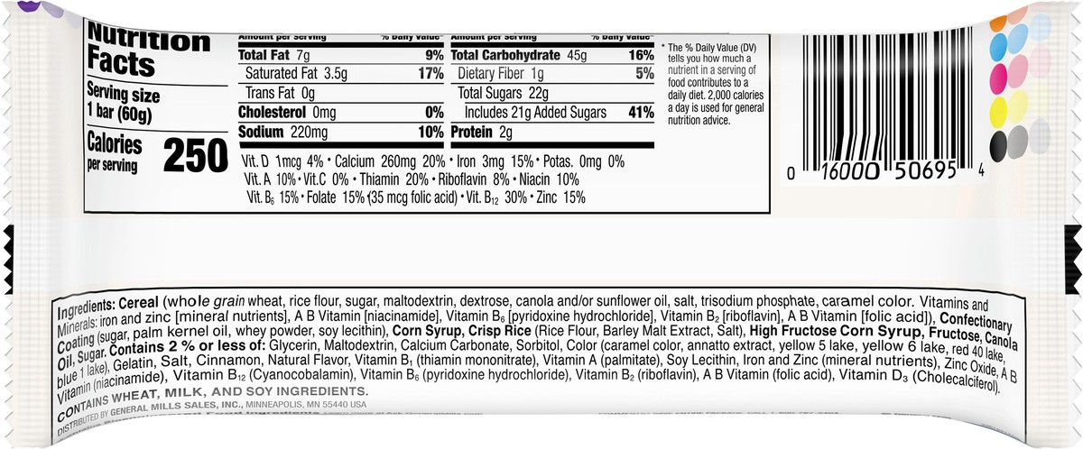 slide 5 of 9, Cinnamon Toast Crunch Cinnamon Treat Bars, 2.1 oz, 2.1 oz