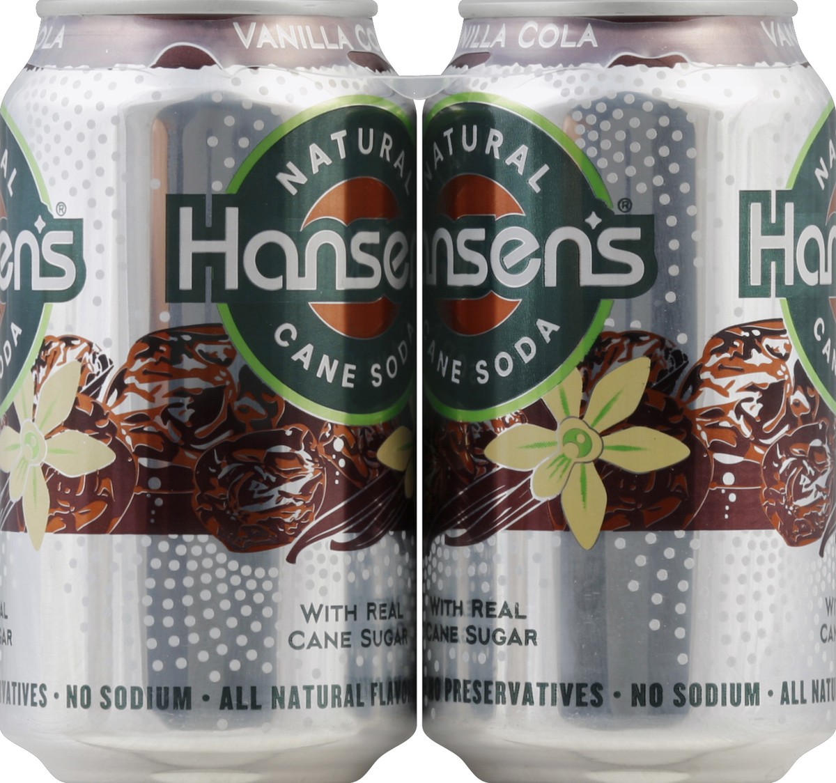 slide 3 of 4, Hansen's Natural Cane Soda Vanilla Cola, 72 fl oz