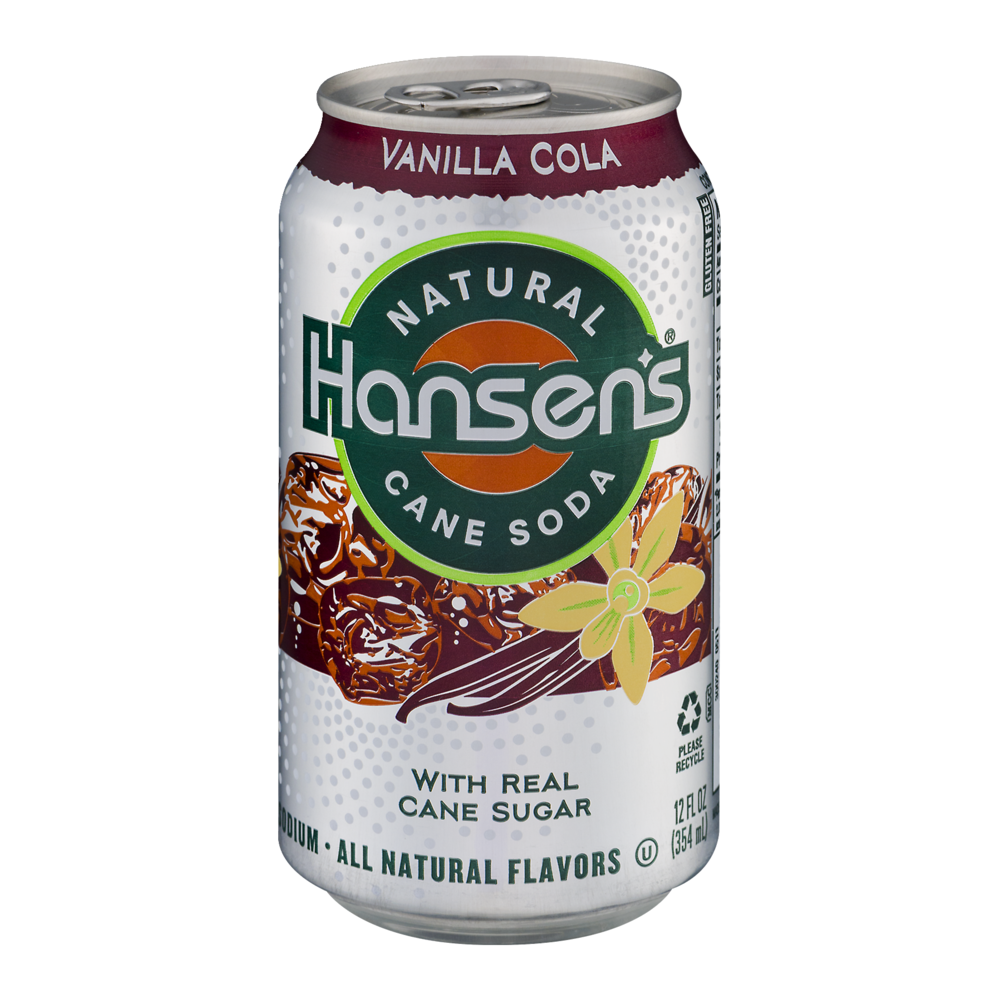 slide 1 of 4, Hansen's Natural Cane Soda Vanilla Cola, 72 fl oz