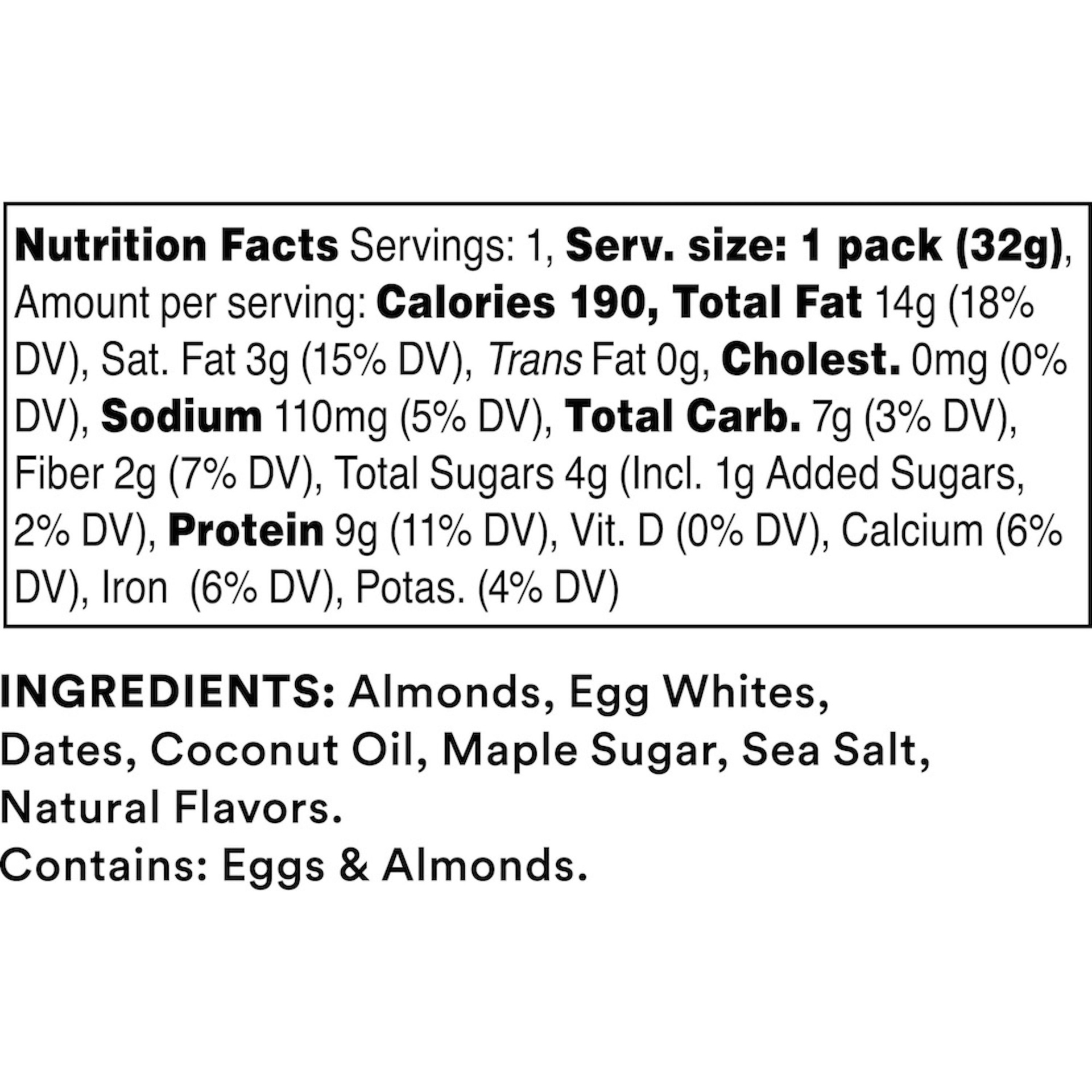 slide 2 of 5, RXBAR RX Nut Butter Almond Butter, Delicious Flavor, Maple, 1.13 oz