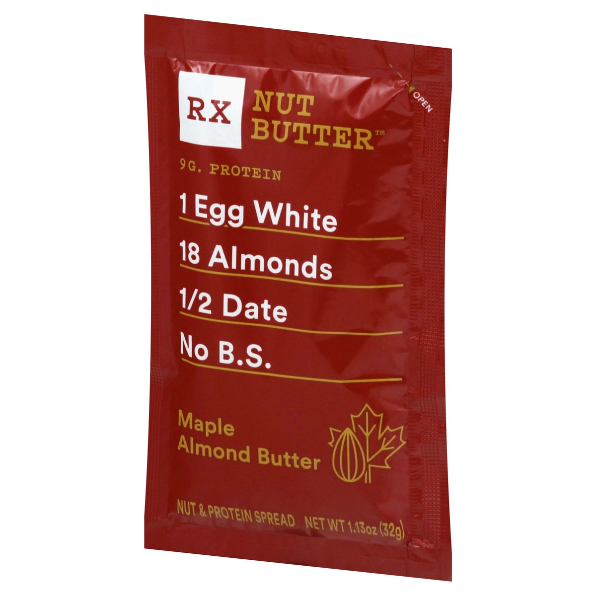 slide 4 of 10, RXBAR RX Nut Butter Maple Almond Butter Nut & Protein Spread 1.13 oz, 1.13 oz