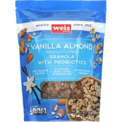 Weis Quality Probiotic Vanilla Almond Granola