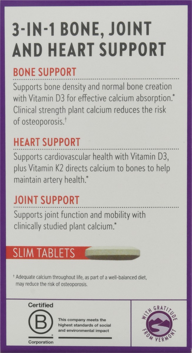 slide 4 of 9, New Chapter Bone Strength Take Care Slim Tabs Dietary Supplement, 60 ct