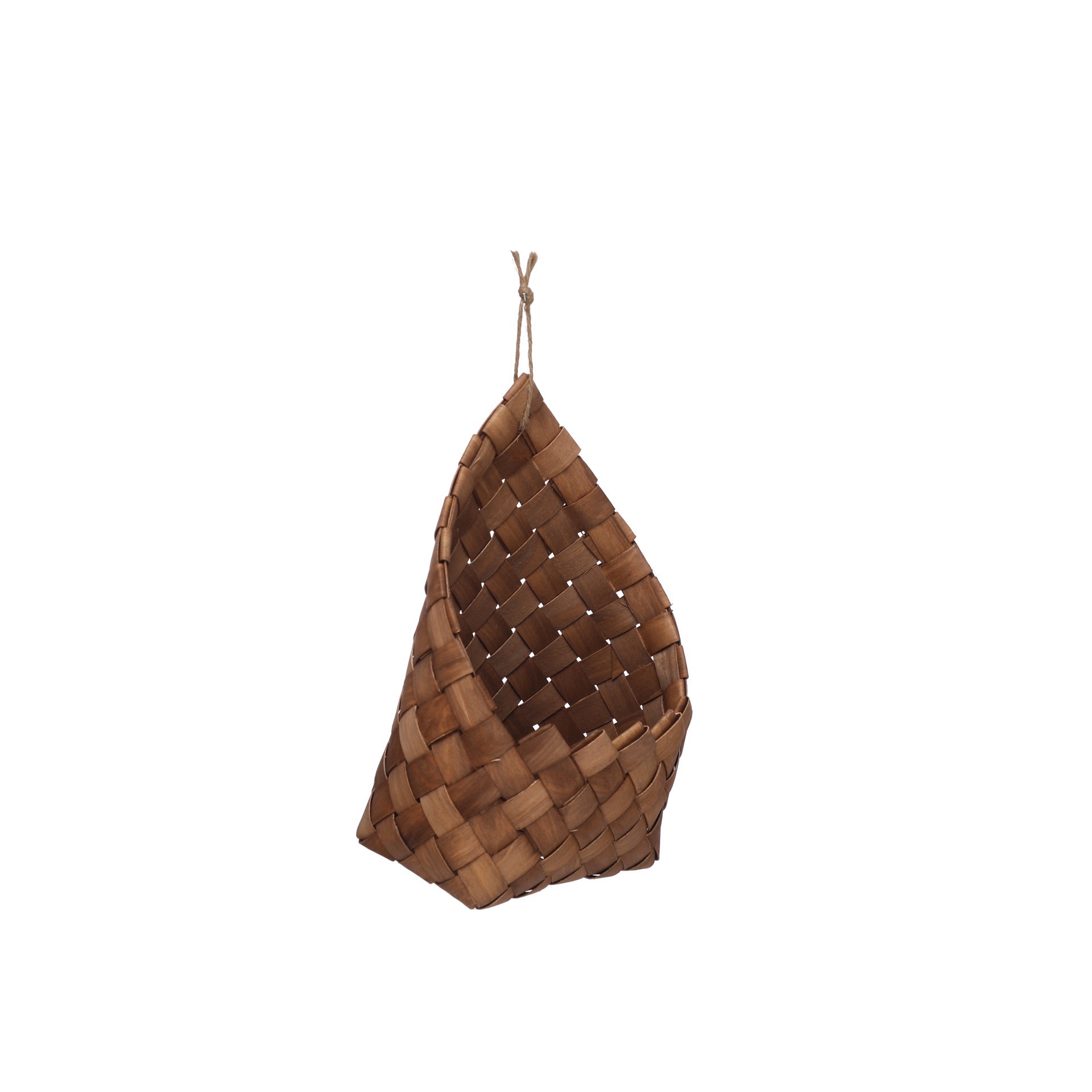 slide 2 of 3, Hanging Redwood Basket By Ashland, 9.45 in x 6.69 in x 12.2 in