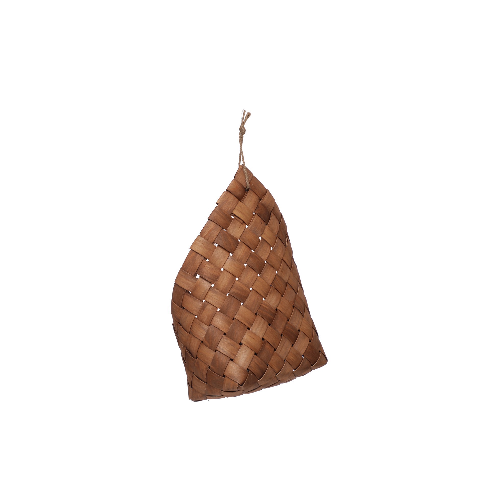 slide 3 of 3, Hanging Redwood Basket By Ashland, 9.45 in x 6.69 in x 12.2 in