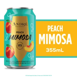 Andre Ready To Drink Peach Mimosa Sparkling Wine