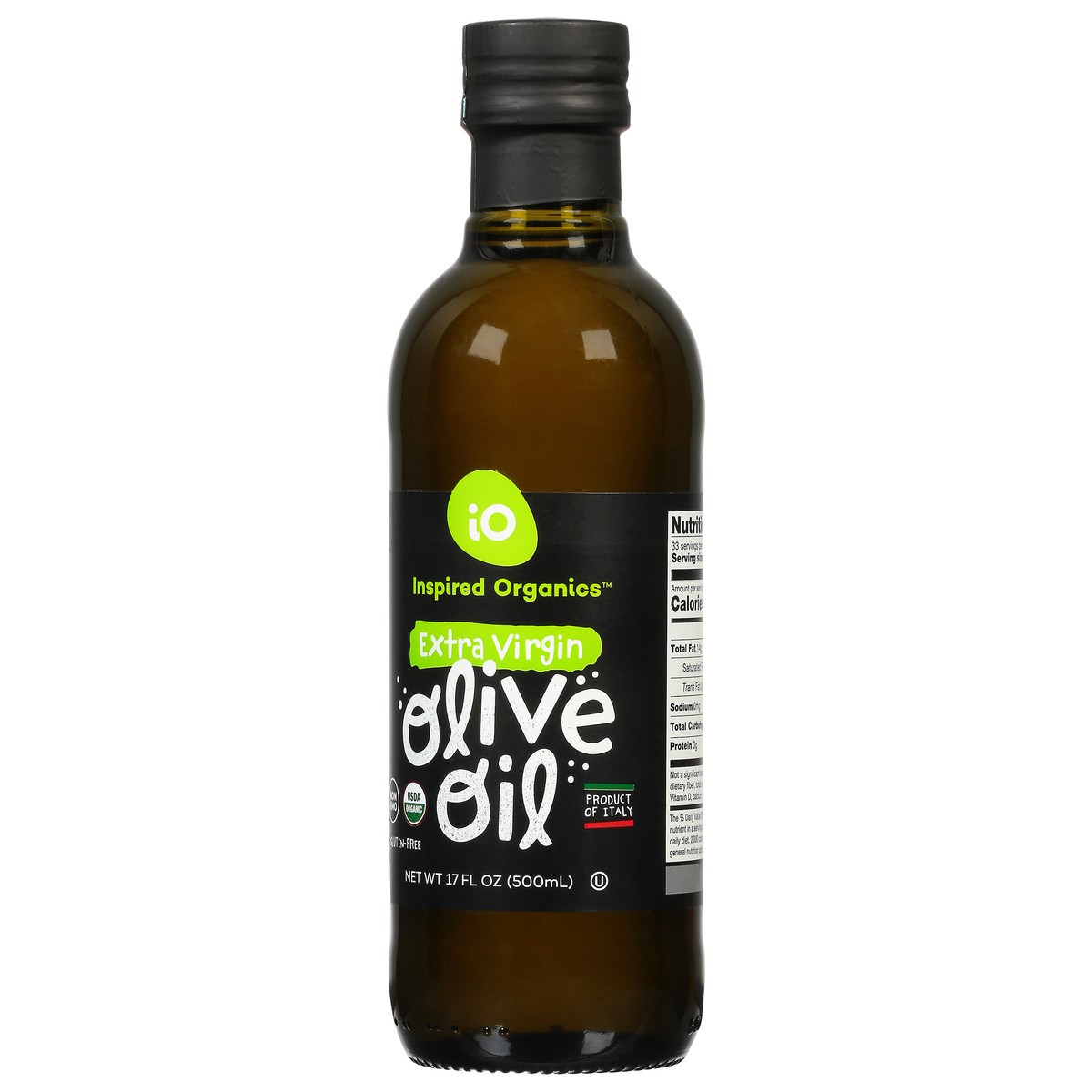 slide 6 of 9, Inspired Organics Extra Virgin Olive Oil 17 fl oz, 17 fl oz
