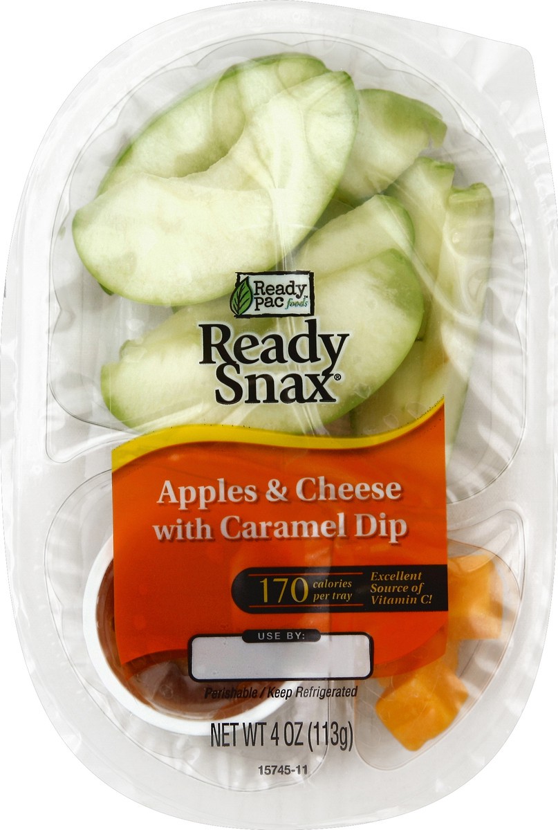 slide 4 of 4, Ready Pac Apples & Cheese with Caramel Dip 4 oz, 4 oz