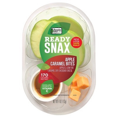 slide 1 of 4, Ready Pac Apple Caramel Bites Snax, 4 oz