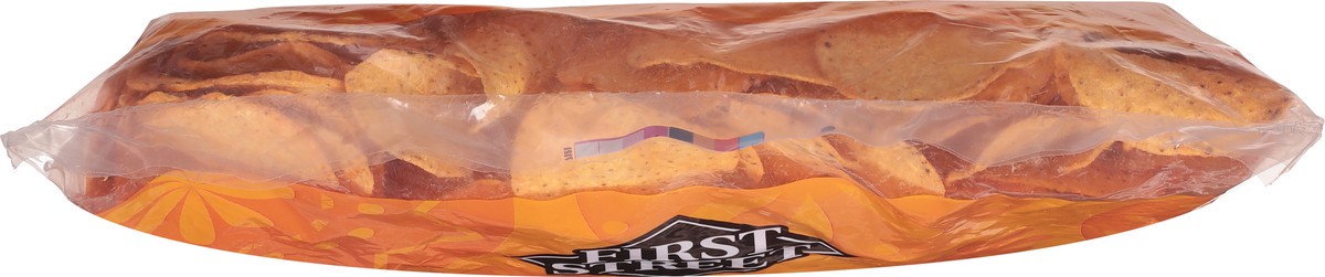 slide 6 of 14, First Street Yellow Round Nacho Tortilla Chips, 48 oz