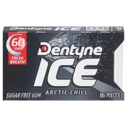Dentyne Ice Sugar-Free Arctic Chill Gum - 16 Pieces