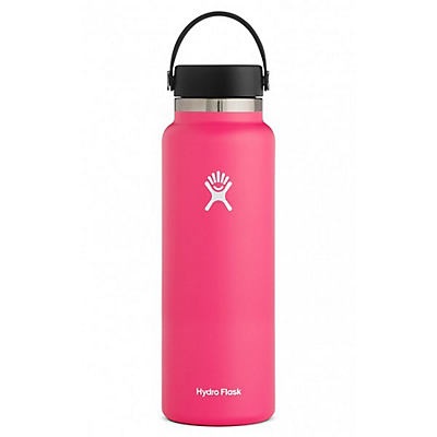 slide 1 of 1, Hydro Flask Wide Mouth Water Bottle With Flex Cap, Watermelon V2.0, 40 oz
