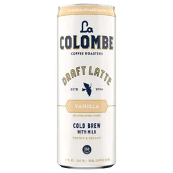 La Colombe Coffee, Vanilla Draft Latte, 11 fl oz Cans