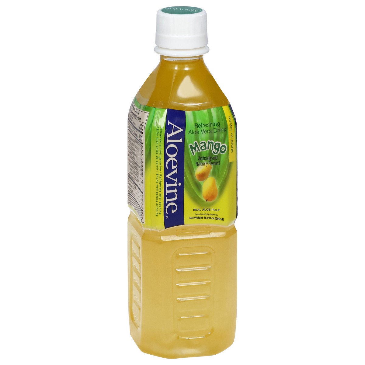 slide 12 of 13, Aloevine Refreshing Mango Aloe Vera Drink 16.9 fl oz, 16.9 fl oz