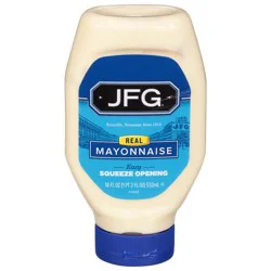 JFG Mayonnaise Easy Squeeze - 18 oz
