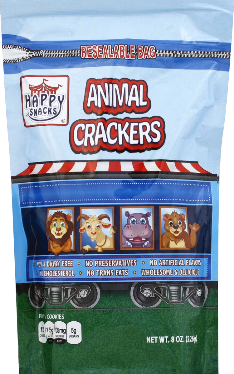 slide 2 of 3, Happy Snacks Animal Crackers, 8 oz