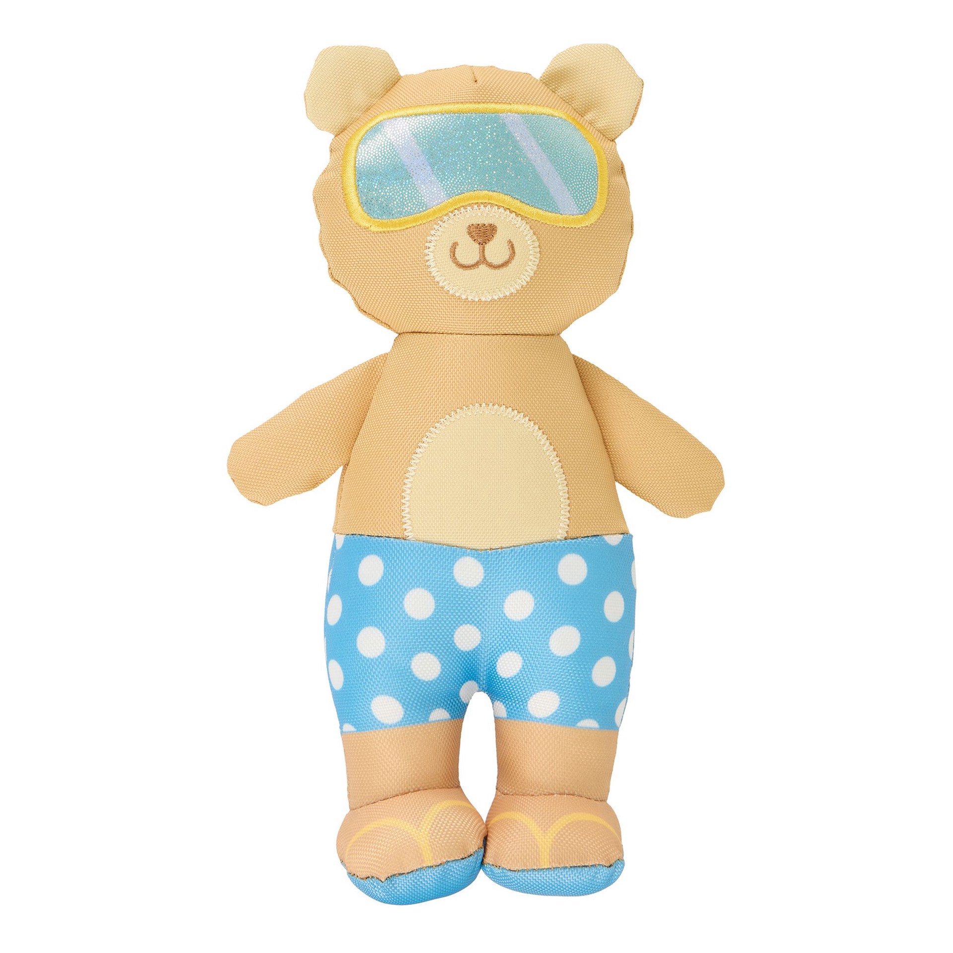 slide 1 of 1, Joyhound® Bear Water Resistant Squeaker Plush Dog Toy, MED