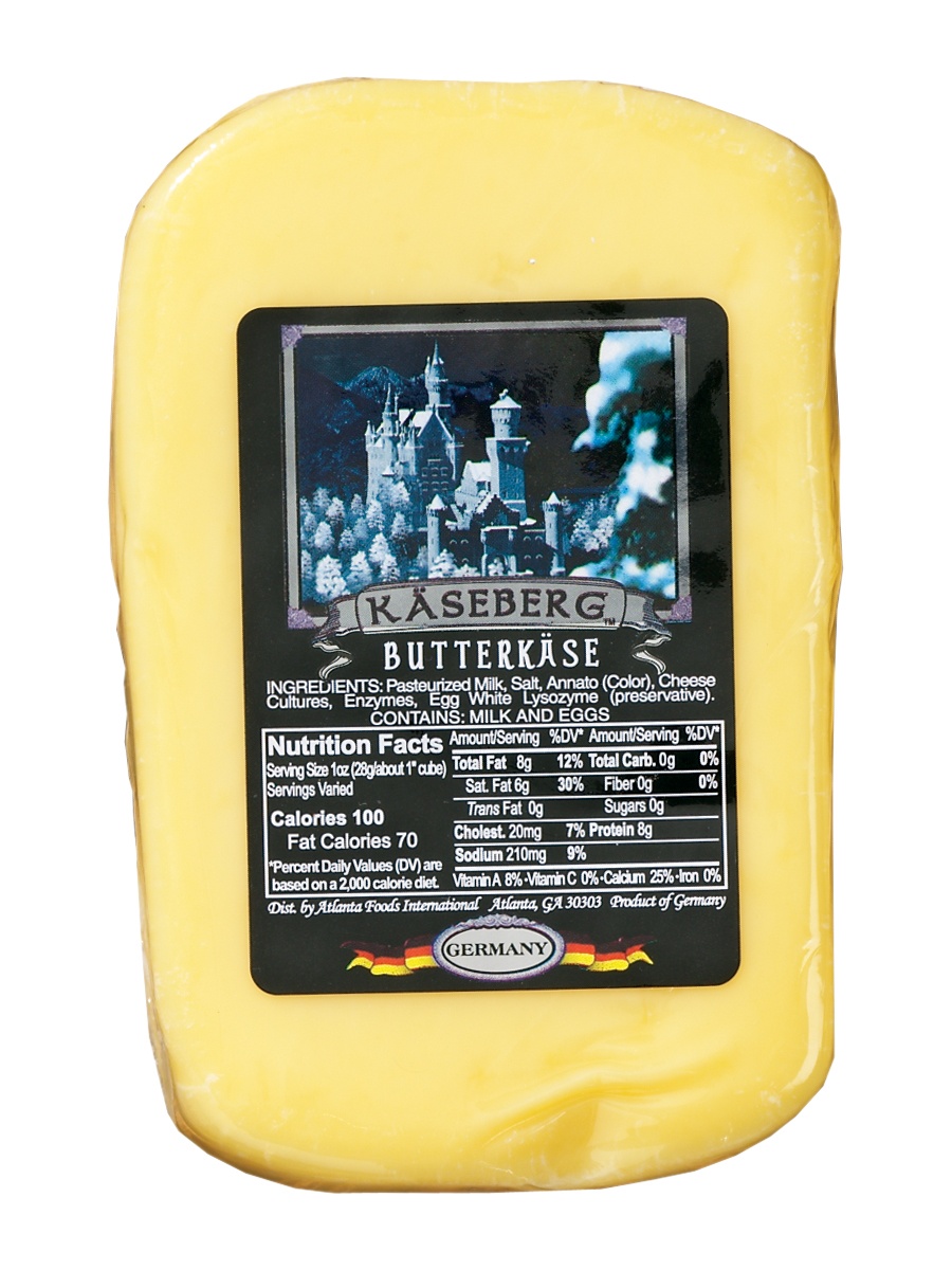 slide 1 of 1, Kasenberg German Butter Kase Cheese, per lb