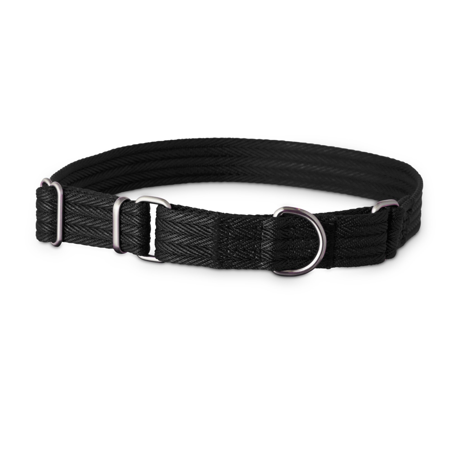 slide 1 of 1, Good2Go Black Martingale Dog Collar, MED