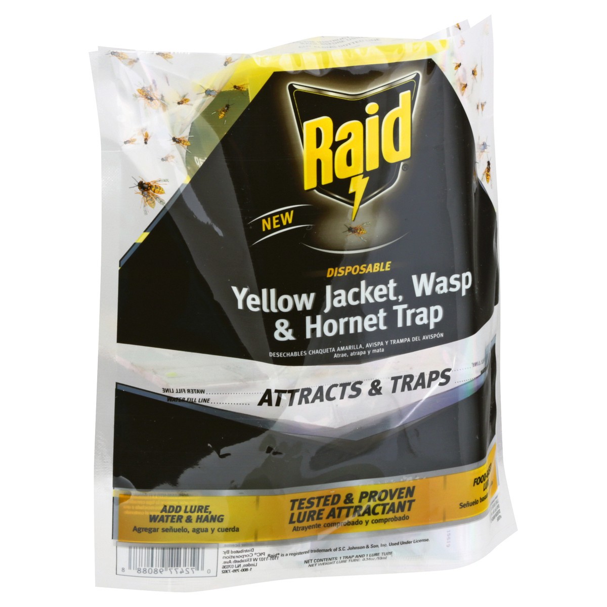 slide 10 of 11, Raid Disposable Yellow Jacket, Wasp & Hornet Trap 1 ea, 1 ct