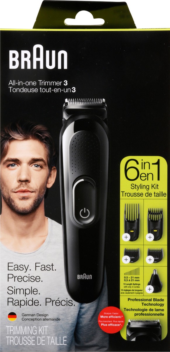 slide 6 of 9, Braun All-in-One 3 Trimmer 1 ea, 1 ct