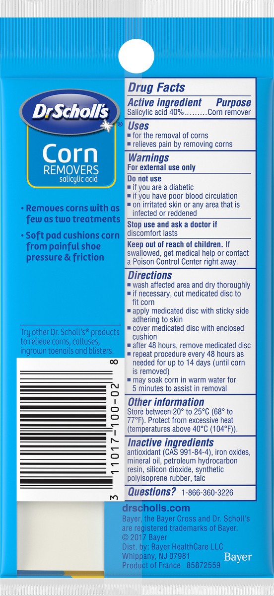 slide 3 of 3, Dr. Scholl's Corn Removers 1 ea, 9 ct