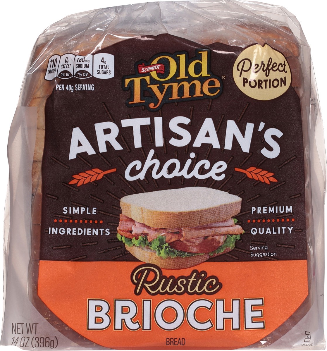 slide 3 of 14, Old Tyme Artisan's Choice Rustic Brioche Bread 14 oz, 14 oz