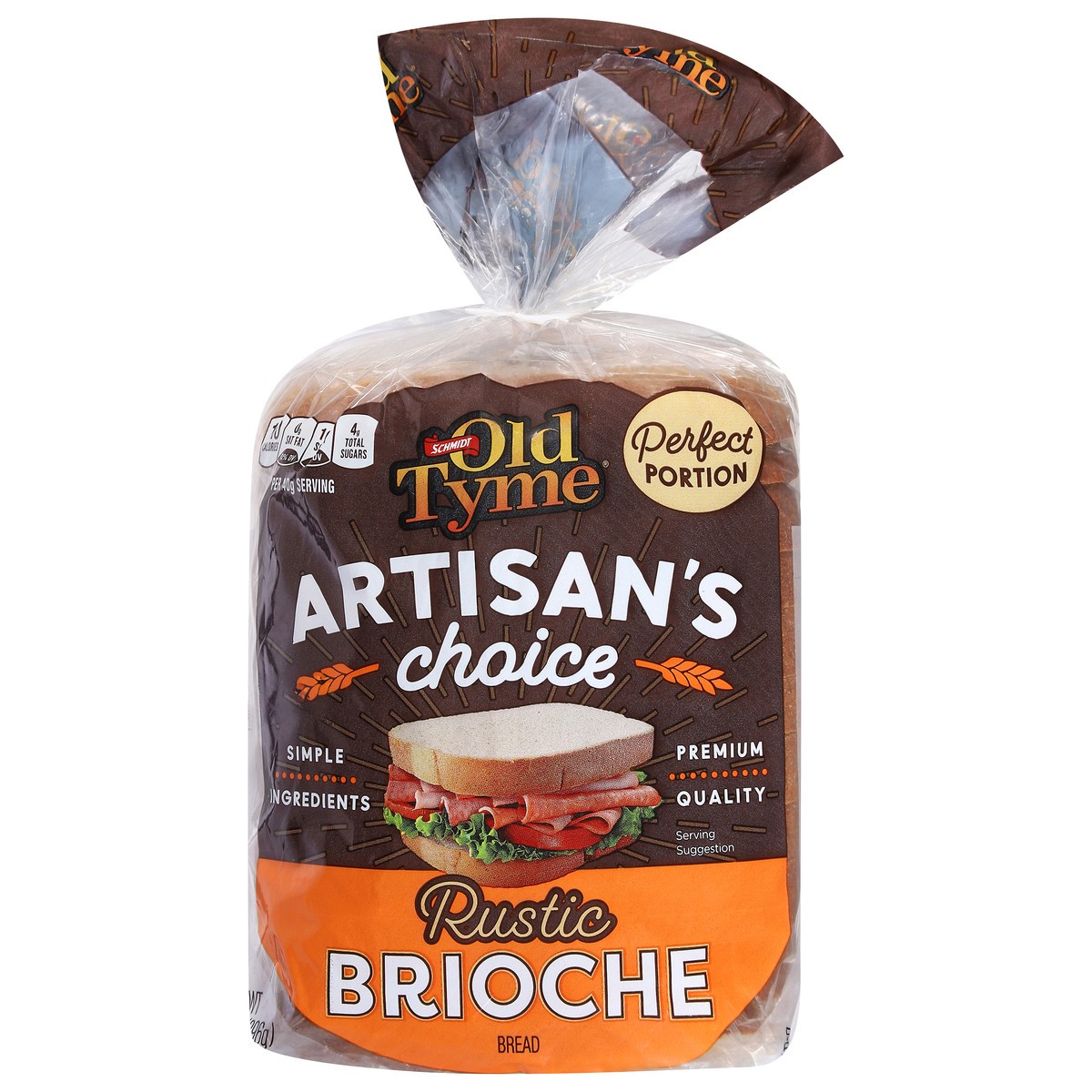 slide 1 of 14, Old Tyme Artisan's Choice Rustic Brioche Bread 14 oz, 14 oz