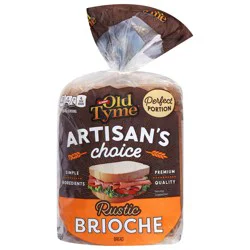 Old Tyme Artisan's Choice Rustic Brioche Bread 14 oz