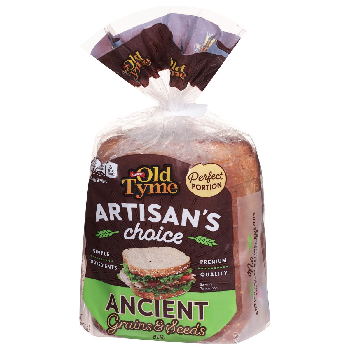 slide 12 of 15, Old Tyme Artisan's Choice Ancient Grains & Seed Bread 14 oz, 14 oz