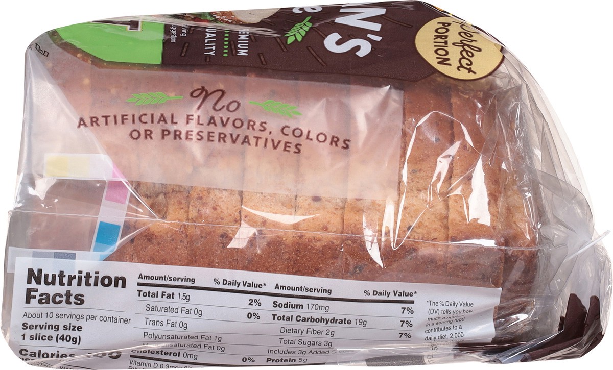 slide 10 of 15, Old Tyme Artisan's Choice Ancient Grains & Seed Bread 14 oz, 14 oz