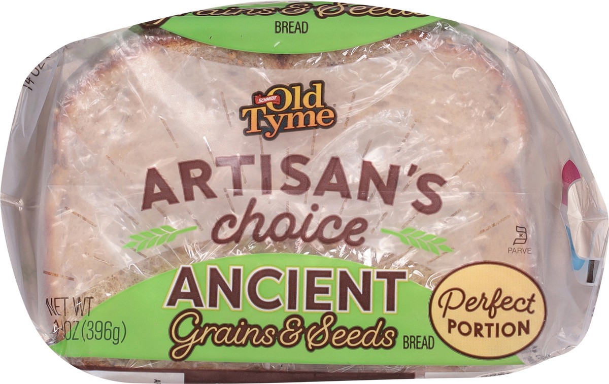 slide 2 of 15, Old Tyme Artisan's Choice Ancient Grains & Seed Bread 14 oz, 14 oz