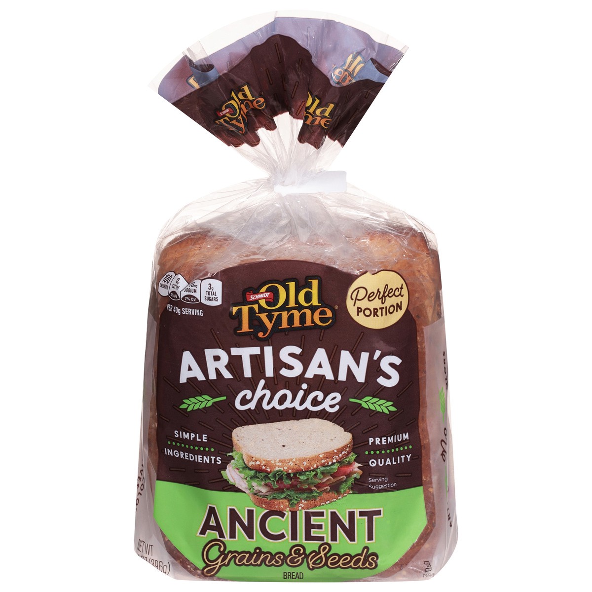 slide 6 of 15, Old Tyme Artisan's Choice Ancient Grains & Seed Bread 14 oz, 14 oz