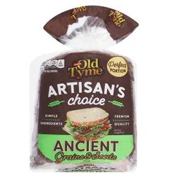 Old Tyme Artisan's Choice Ancient Grains & Seed Bread 14 oz