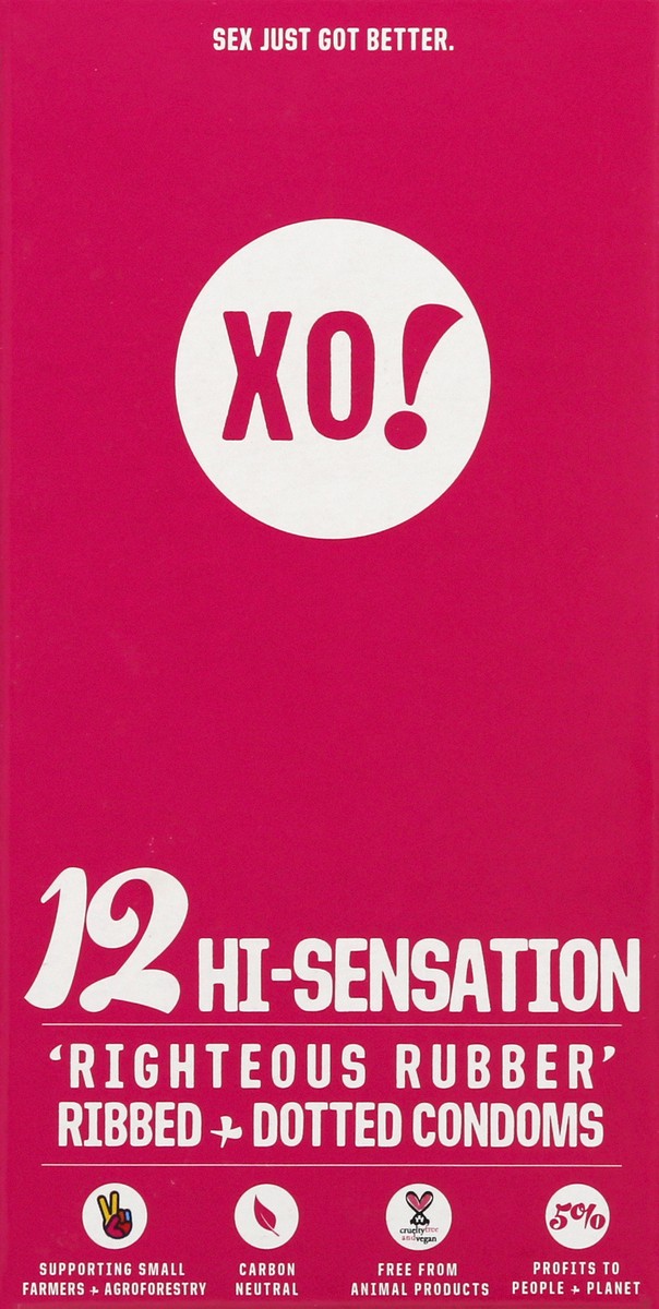 slide 2 of 11, XO! Hi-Sensation Condoms 12 ea, 12 ct