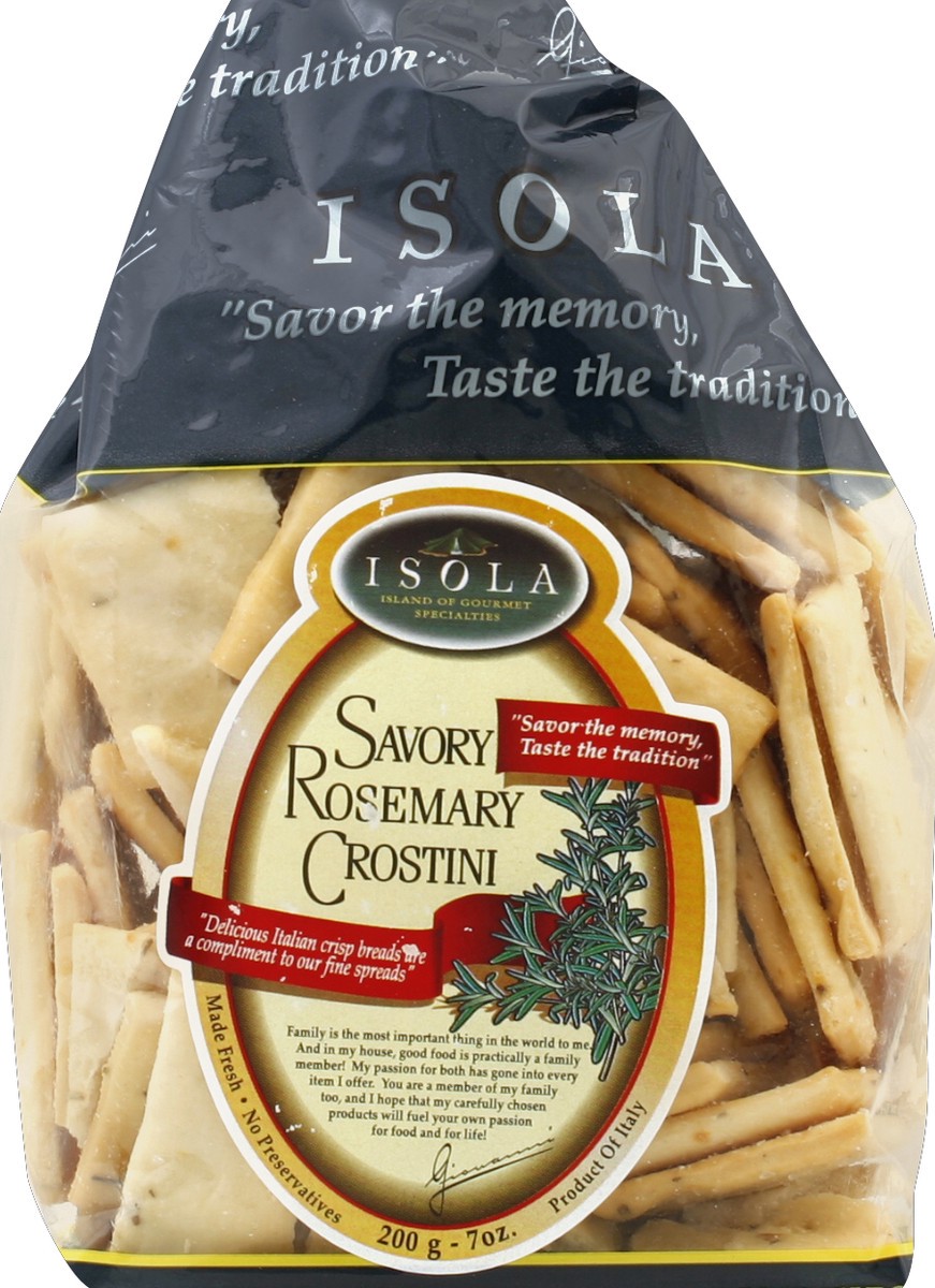 slide 1 of 5, Isola Crostini 7 oz, 7 oz