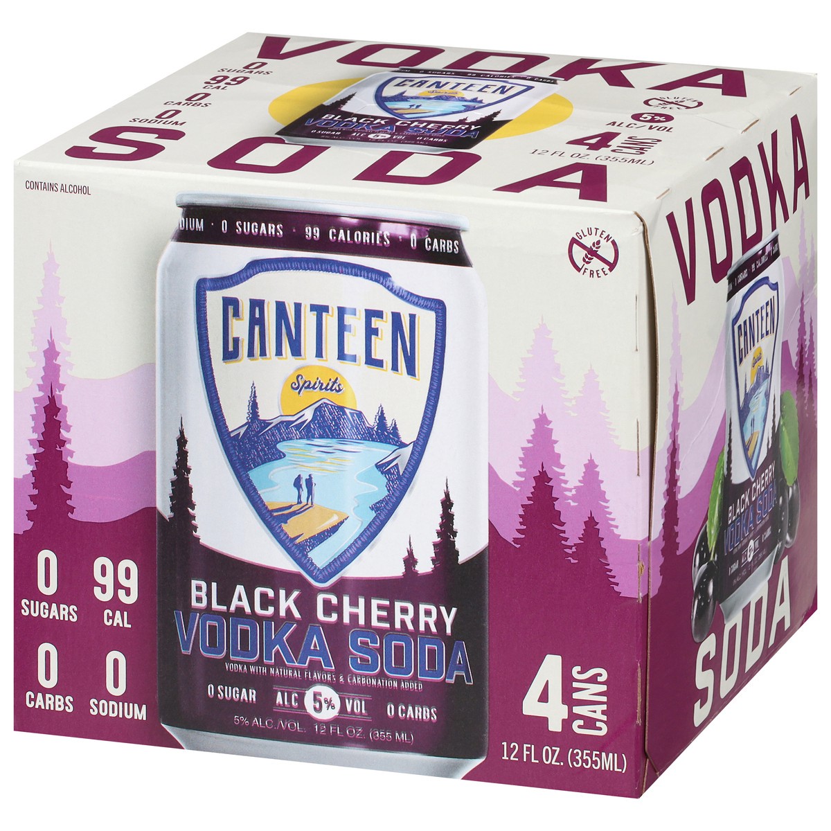 slide 3 of 9, Canteen Black Cherry, 48 fl oz