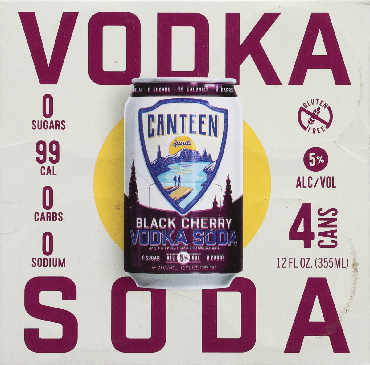 slide 9 of 9, Canteen Black Cherry, 48 fl oz
