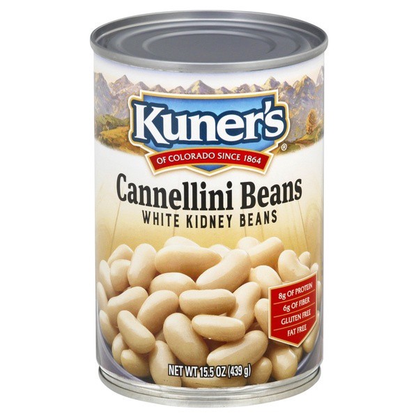 slide 1 of 1, Kuner's White Kidney Beans, 15 oz