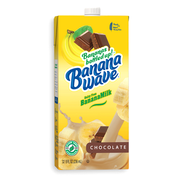 slide 1 of 1, Banana Wave Banana Milk, Dairy Free, Chocolate, 32 oz